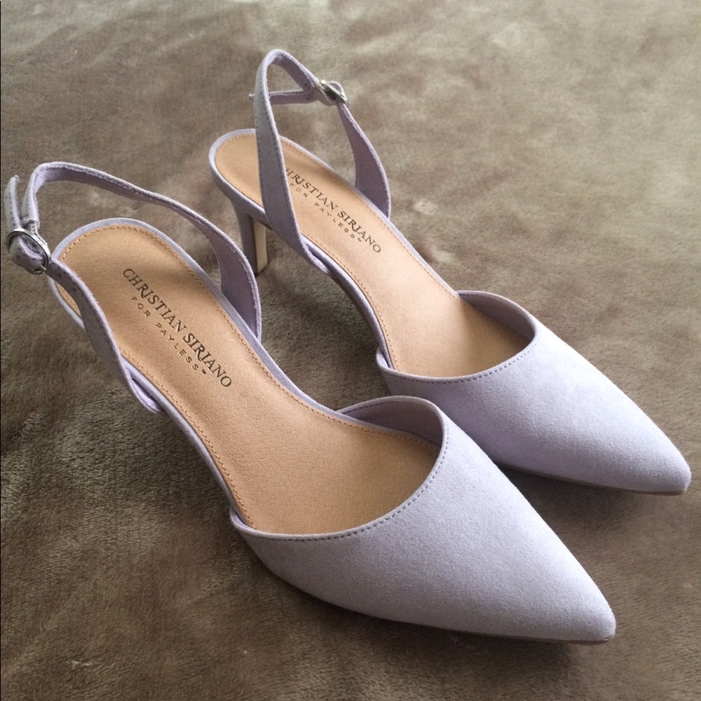 Pastel Lavender Purple Heels